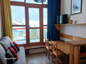 Studio mezzanine cosy pour 5 aux Arcs 1800 avec Wifi proche des pistes - FR-1-411-639